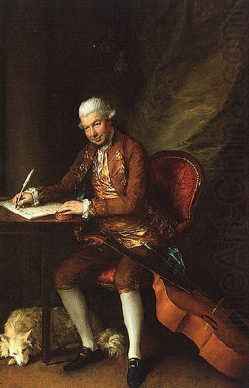 Portrait of Carl Friedrich Abel, Thomas Gainsborough